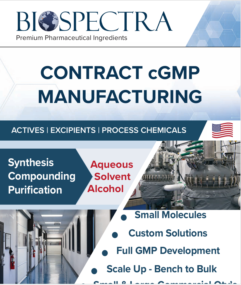 Contract cGMP Manufacturing